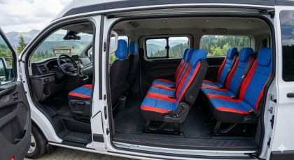 Set Huse Auto Premium 7+1 – Protecție Completă pentru Scaune (Roșu/Albastru)